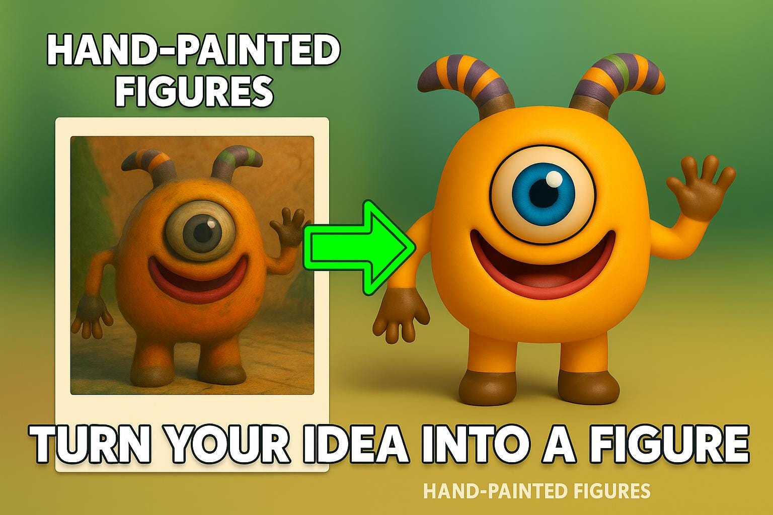 Custom Hand-Painted Figure from Your Photo | Personalized Pet Figure | Turn Your Idea into a Mini Figurine | Unique Gift | Ki