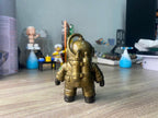 Astronaut Figurine Holding Box | Handmade Space Explorer Statue | Cute Space Decor | Unique Gift for Space Lovers | 9cm - 3.5