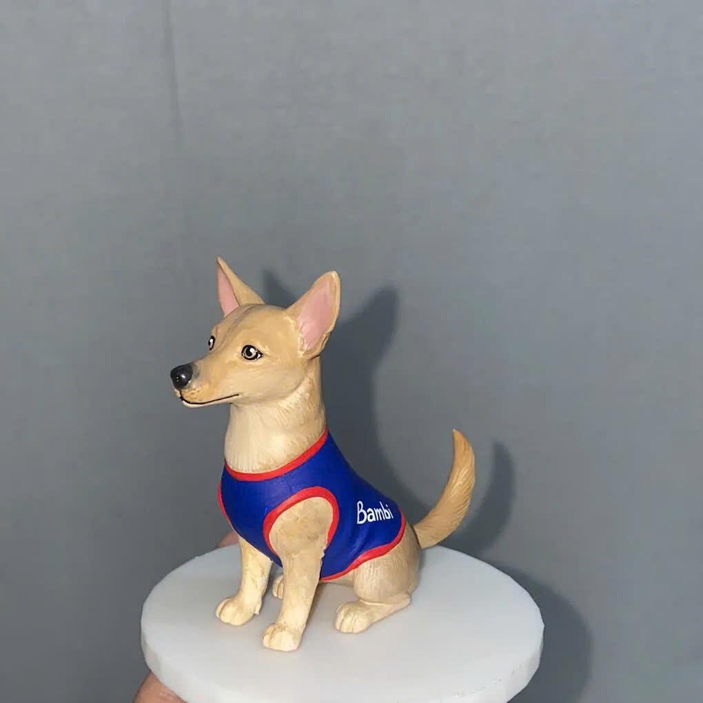 Custom Pet Figurine | Personalized Chibi Pet Statue | Handmade 3D Pet Figure from Photo | Dog & Cat Gift