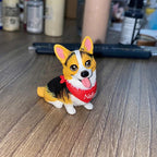 Handmade 3D Figurine from Photo with Pet, Custom Personalized Character Gift