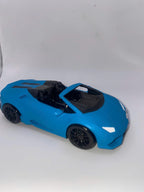 Custom Mini Me Action Figure with Supercar, Personalized Figurine from Photo, Gift for Car Lovers, Gift for Him