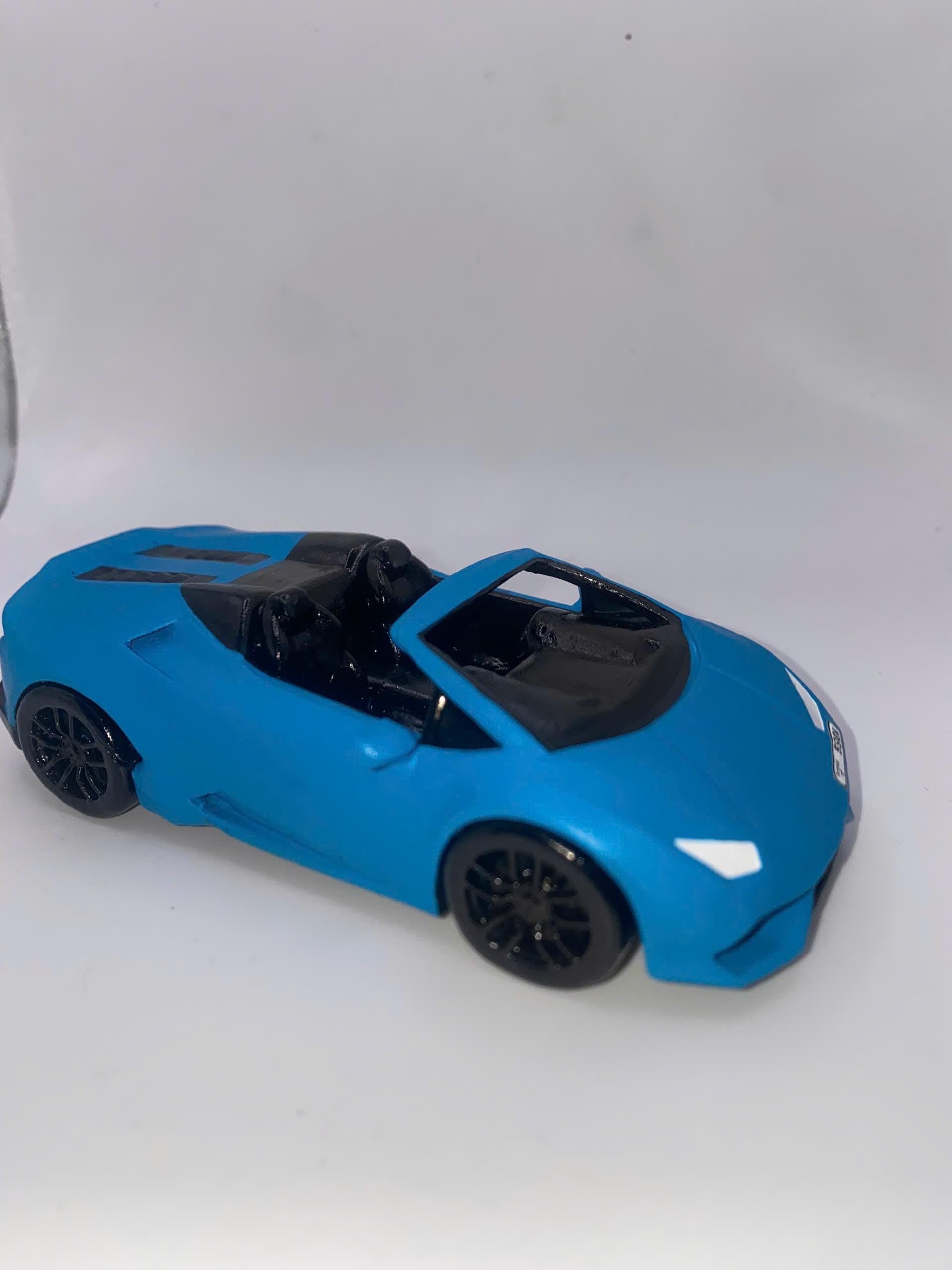 Custom Mini Me Action Figure with Supercar, Personalized Figurine from Photo, Gift for Car Lovers, Gift for Him