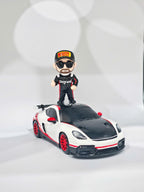 Custom Mini Me Action Figure with Supercar, Personalized Figurine from Photo, Gift for Car Lovers, Gift for Him