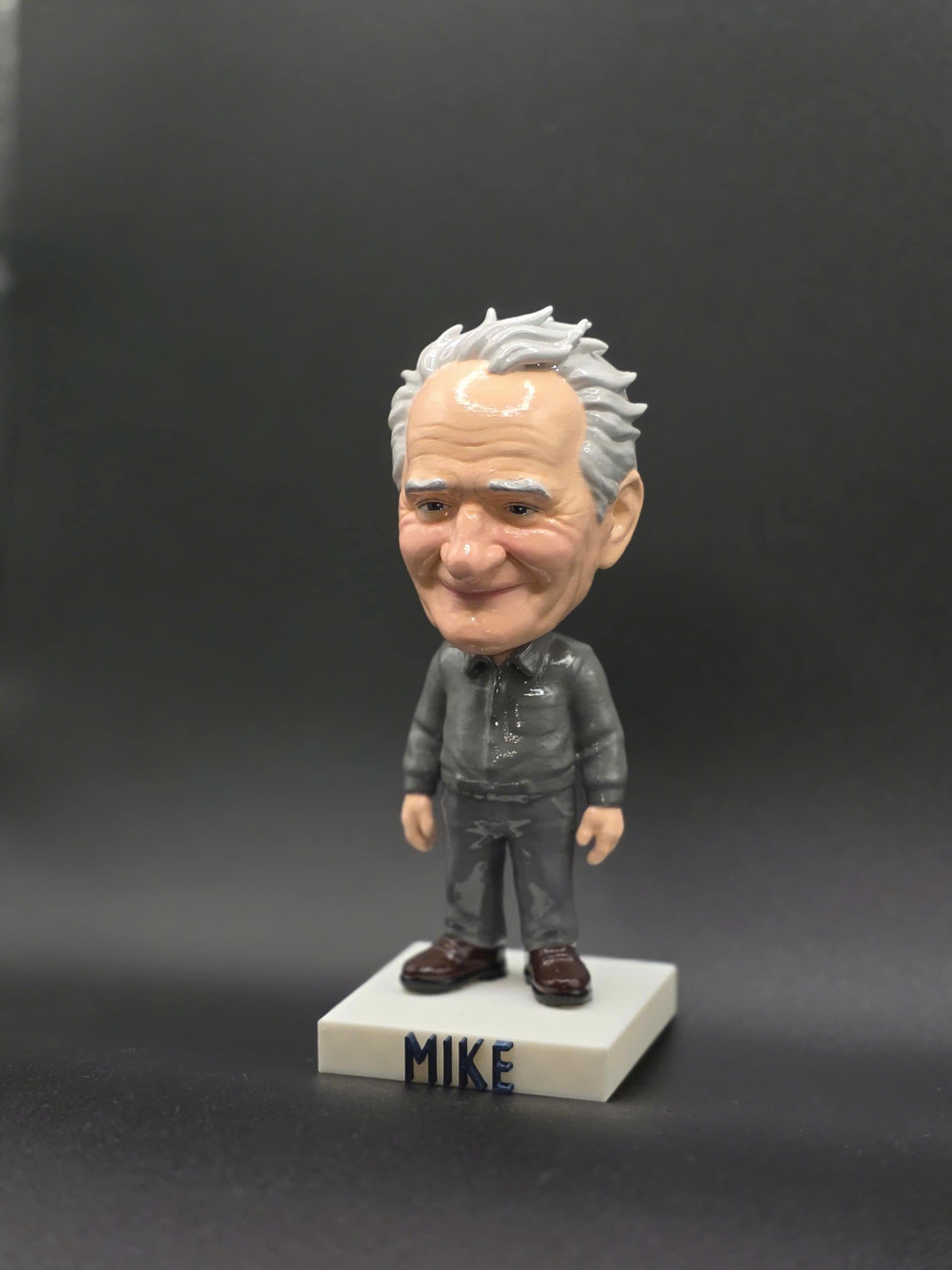 Custom Bobblehead From Photo, Personalized Figurine With Name Base, Handmade Mini Me Gift, Unique Gift for Him Her, Fathers D