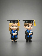 Custom Graduation Figurine From Photo, Personalized Graduate Gift with Name Base, Class Gift, Unique Keepsake for Him Her