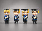 Custom Graduation Figurine From Photo, Personalized Graduate Gift with Name Base, Class Gift, Unique Keepsake for Him Her