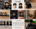 Custom Figurine Keycap from Photo, Personalized Artisan Resin Keycap, Custom Mini Figure, Mechanical Keyboard Gift