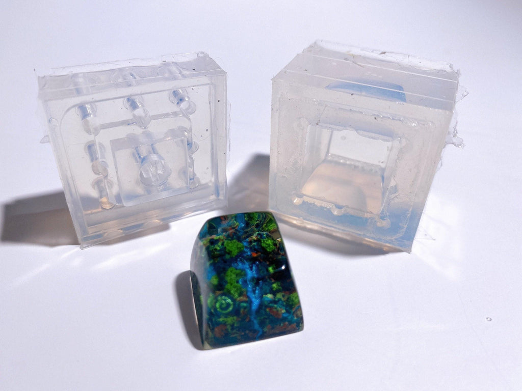 Keycap Mold, ESC keycap mold, Artisan Keycaps Mold, Glossy Touch Custom Epoxy Resin Casting Mold for Mechanical Keyboard, Spa